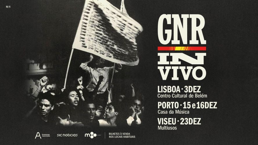 GNR assinalam mais de três décadas de “In Vivo” com concertos em Lisboa, no Porto e em Viseu