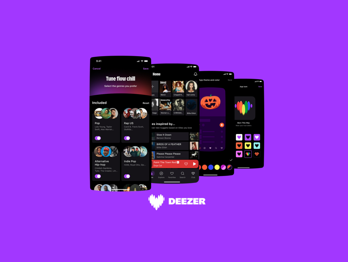 Deezer lança Flow Tuner e deixa de incluir músicas geradas por IA nas recomendações do Flow